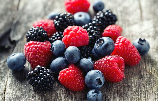 pile de fruits rouges