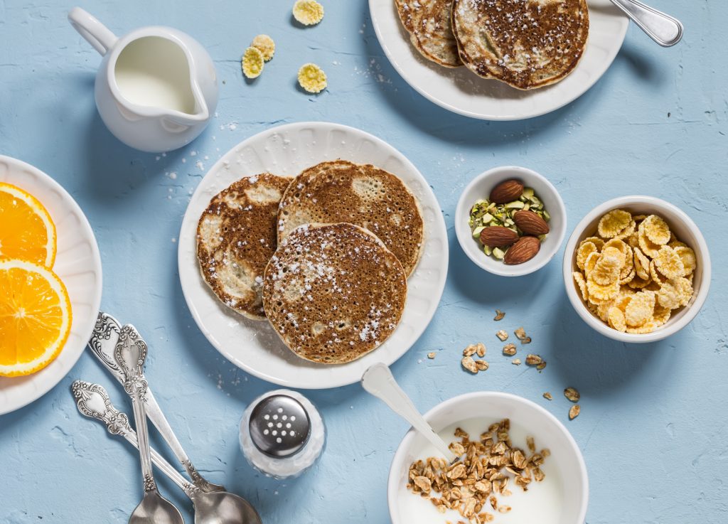 crepes pour un petit déjeuner grec